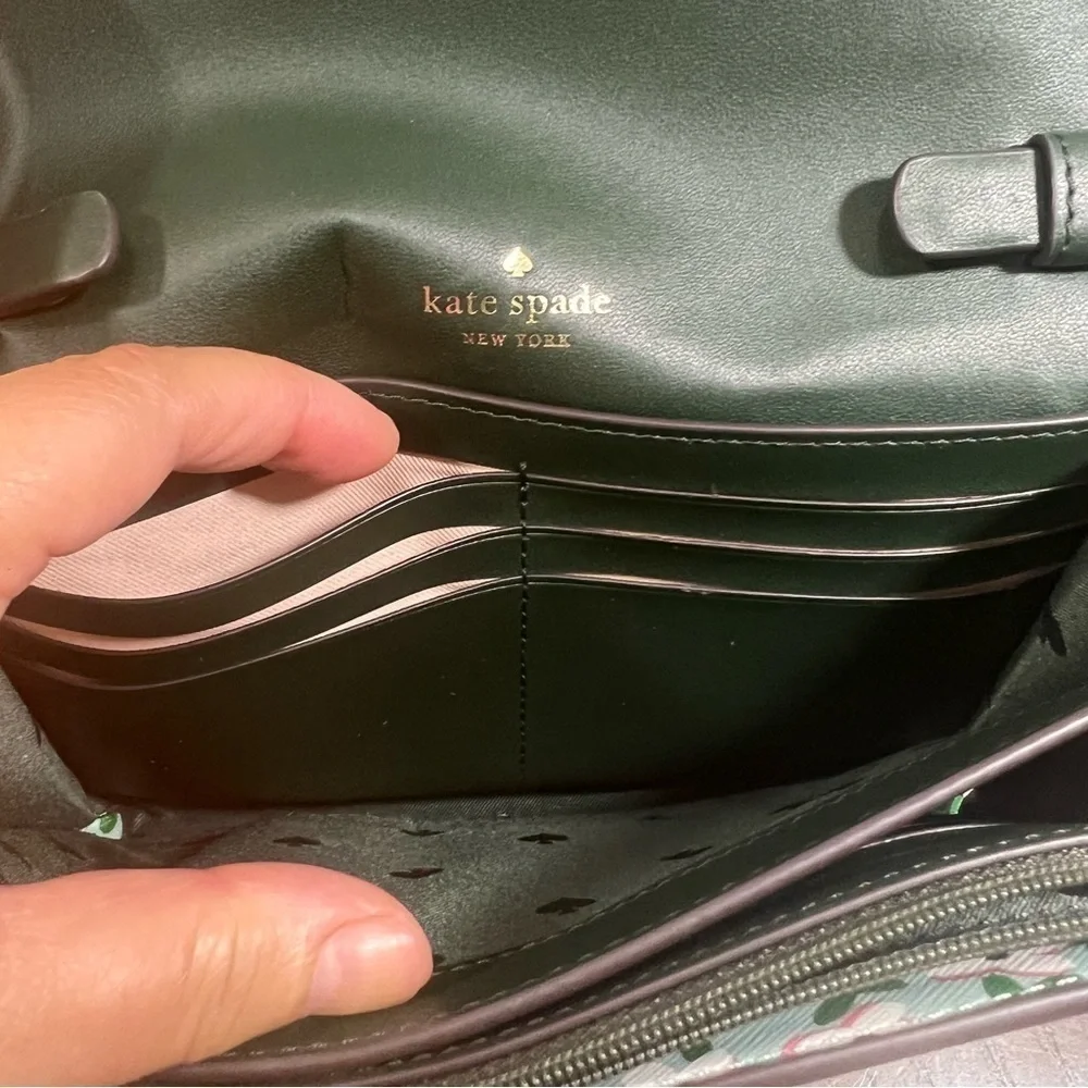 KATE SPADE NEW YORK DANA WALLET ON A STRING. BUTTER (yellow) NWT - Picture 11 of 16